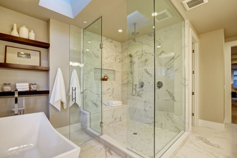 Luxury Marble Shower Interior